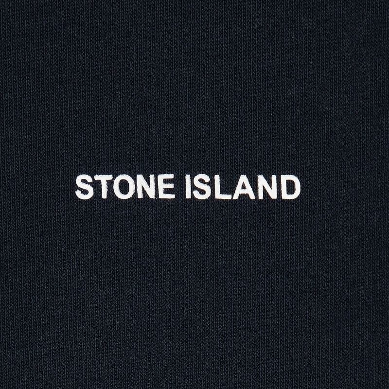 Stone Island Logo T-Shirt - Navy