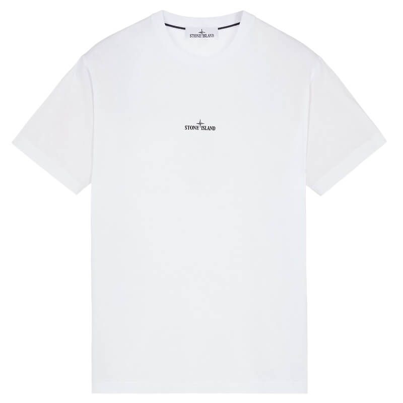 Stone Island T-Shirt 'STAMP TWO' - White