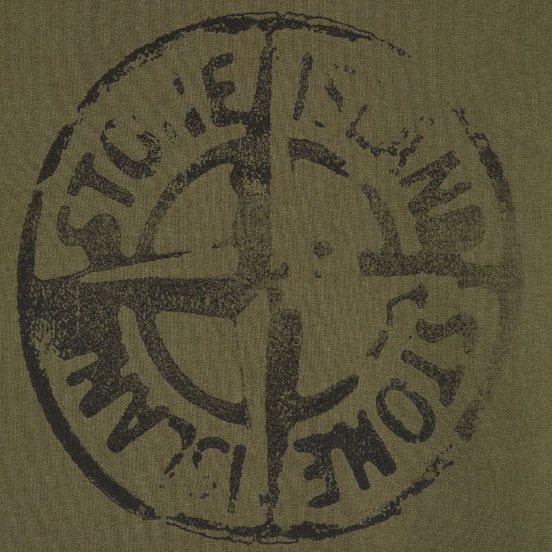 Stone Island T-Shirt 'STAMP TWO' - Olive Green