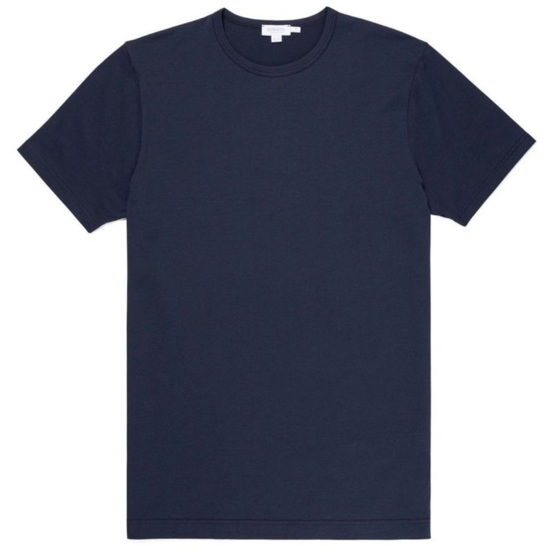 Sunspel Classic T-Shirt - Navy