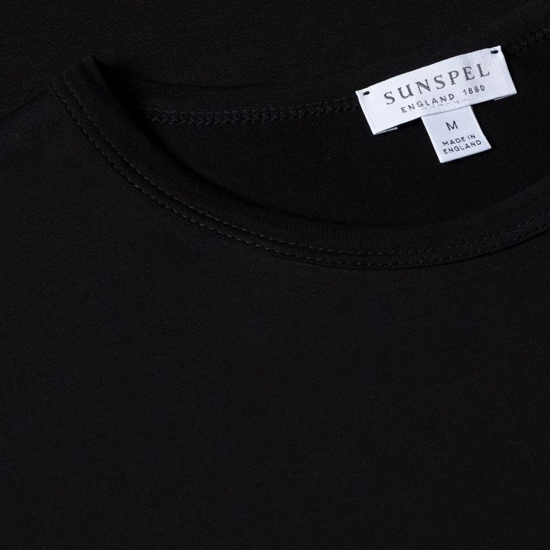 Sunspel Classic T-Shirt - Black