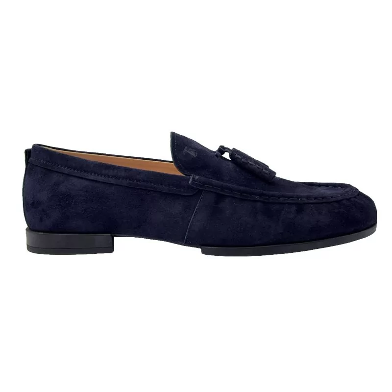 Tods Loafers Suede - Navy - Michael