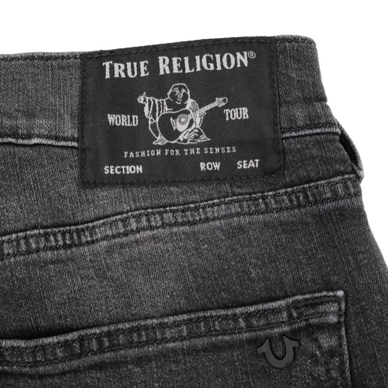True Religion Jean Rocco - Midnight Rider Black