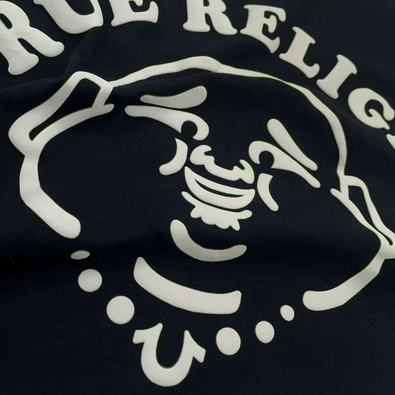 True Religion Men's Ss Logo History Tee, Jet Black | Amazon.com