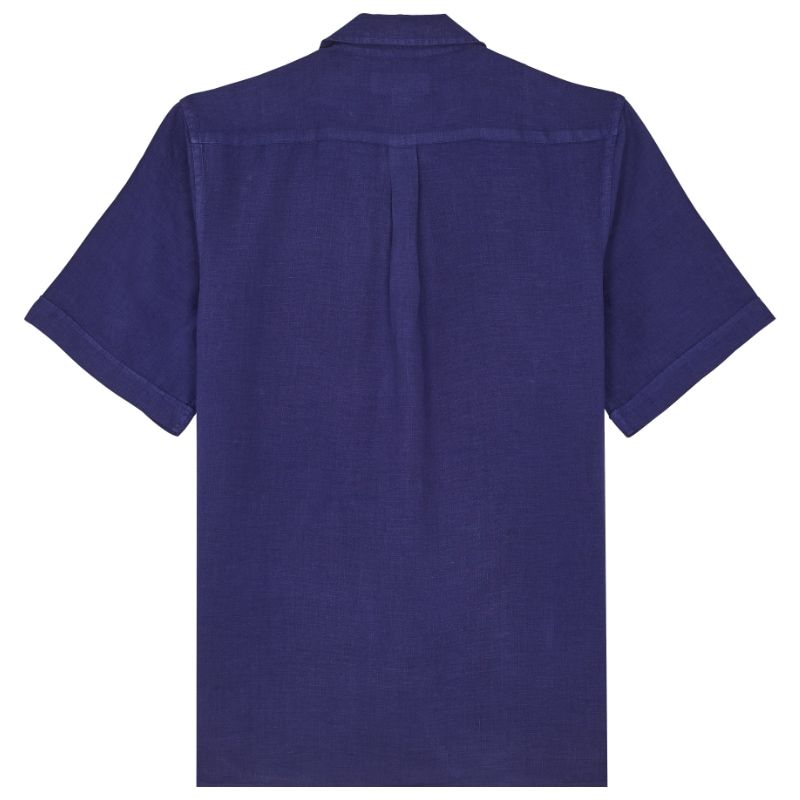 Vilebrequin Linen Shirt - Ink Blue