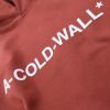 A-COLD-WALL* Logo Hoodie - Burnt Red 2