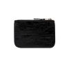 CDG Pouch Wallet Embossed Logotype - Black