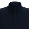 BOSS Knitwear Zip Neck Maretto - Dark Blue 2