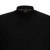 BOSS Mock-Neck Sweater Black
