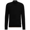 BOSS Mock-Neck Sweater Black