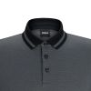 BOSS Polo Shirt Pleins - Black