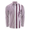 Maison Margiela Shirt Purple Variagated Stripe 