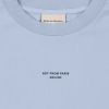 Drole de Monsieur T-Shirt Le Slogan Pale Blue