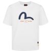 Evisu T-Shirt Seagull 3D Print - White