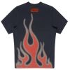 Heron Preston T-Shirt Law Flames - Black 5