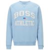 Hugo Boss x Russell Athletic Sweatshirt Stedman -  Open Blue