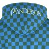 JW Anderson Hoodie Checkerboard - Blue/Green