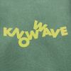 Know Wave Sweatshirt Puff Print - Olive