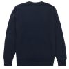 Know Wave Sweatshirt Serif Embroidered - Navy