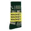 Market Call My Laywer Socks - Green