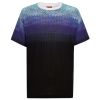 Missoni Knitted T-Shirt - Purple/Black 1