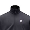Moncler Zip Up Sweatshirt Studded Black - Michael Chell