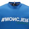 Moncler Grenoble Logo T Shirt Blue 2