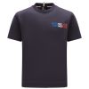 Moncler Grenoble Tri Logo T-Shirt Night Blue 8C000 03 83927 773 1