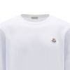 Moncler Long Sleeve Duck Logo T-Shirt - White 2121