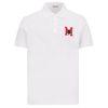 Moncler Polo Shirt Monogram White 