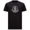 Moncler T-Shirt Stencil Logo Black 8C000 28 89A17 - 999 1