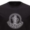 Moncler T-Shirt Stencil Logo Black 8C000 28 89A17 - 999 2