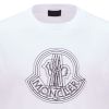 Moncler T-Shirt Stencil Logo White 8C000 28 89A17 - 001 2