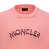 Moncler T-Shirt Water Logo Pink