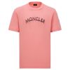 Moncler T-Shirt Water Logo Pink