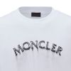 Moncler T-Shirt Water Logo White 
