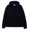 Norse Projects Axel Knitted Hoodie In Dark Navy