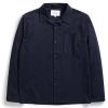 Norse Projects Shirt Carsten Solotex Twill Navy 1