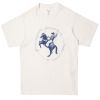 Nudie Jeans Koffe Repairs T-Shirt In Off White