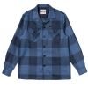 Nudie Jeans Vincent Buffalo Check Shirt In Blue