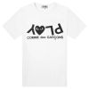 Play Comme Des Garçons T-Shirt Reverse Logo - White