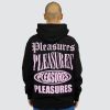 Pleasures Stack Hoodie Black  P24SP055