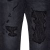 Purple Brand Lurex Repair Overdye Jeans - Black