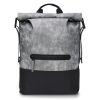 Rains Trail Rolltop Backpack Distressed Grey 14320