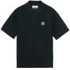 Stone Island Knitted Polo Shirt  Navy