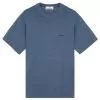 Stone Island T-Shirt Spell Out Logo 22379 - Avio Blue 8052572984877