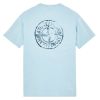 Stone Island T-Shirt 'STAMP TWO' - Light Blue Back Print