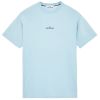 Stone Island T-Shirt 'STAMP TWO' - Light Blue Front 