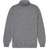 Sunspel Lambswool Roll Neck Sweater - Mid Grey 1