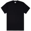 Sunspel Short Sleeve Heavyweight T-Shirt - Black 1